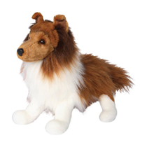 A fuzzy plush sheltie.