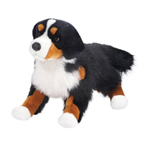 A bernese mountain plush.
