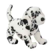 A speckled dalmatian plush.