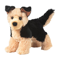 An extra soft german shepherd plush.