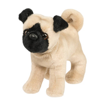 A cute pug plush.