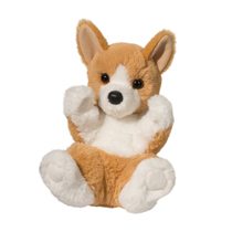 A cute plush corgi.