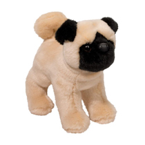 A cute pug plushie.