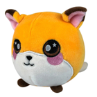 A round fox plush.