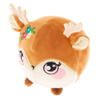 A round plush deer.