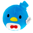 A little round Tuxedosam plush.