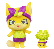 A yellow fox with a happy expression!